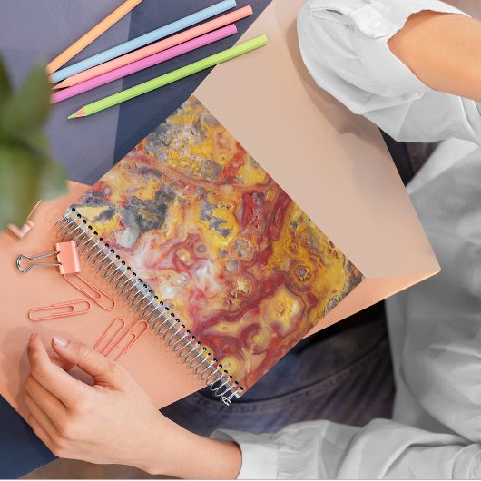 Crazy Lace Agate Pattern Notizblock