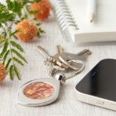 Crazy Lace Agate Pattern Schlüsselanhänger (Seite)