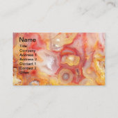Crazy Lace Agate Pattern Visitenkarte (Vorderseite)