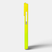 Crazy Lemon Yellow Colored iPhone Case (Rückseite / Links)