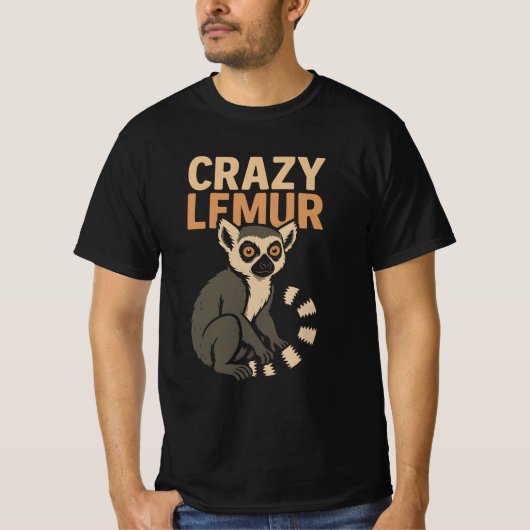 Crazy Lemur T-Shirt (Vorderseite)