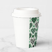 Crazy Liebe (grün) Pappbecher (Rechts)