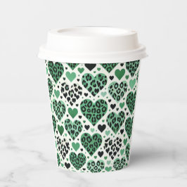 Crazy Liebe (grün) Pappbecher