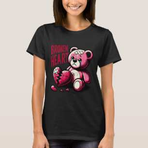 Crazy Liebe Hurt Broken Herzschmerz Bear Valentine T-Shirt