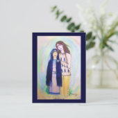 Crazy Liebe Postkarte (Stehend Vorderseite)