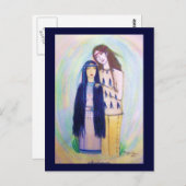 Crazy Liebe Postkarte (Vorne/Hinten)