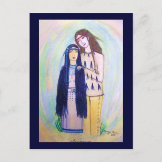 Crazy Liebe Postkarte (Vorderseite)