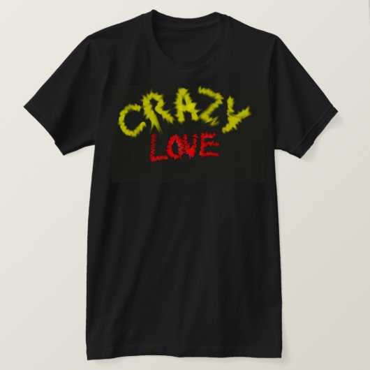 Crazy Liebe T-Shirt (Design vorne)