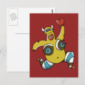 Crazy Liebe von Sian Elliot Postkarte (Vorne/Hinten)