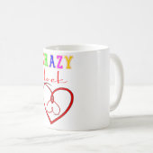 Crazy Lock Valentins niedliches Geschenk für Schlo Kaffeetasse (VorderseiteRechts)