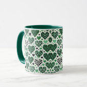 Crazy Love (Grün) Tasse (Vorderseite Links)
