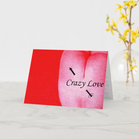 Crazy Love Karte (Gelbe Blume)