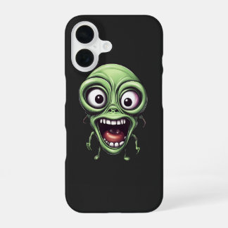 Crazy lustige Alien iPhone 16 Hülle