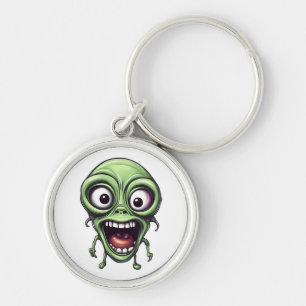 Crazy lustige Alien Schlüsselanhänger