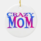 Crazy Mama Keramikornament (Hinten)