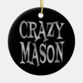Crazy Mason Keramik Ornament (Vorne)