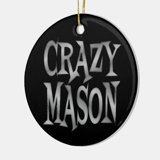 Crazy Mason Keramik Ornament (Links)
