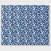 Crazy Maths Symbols - Blue Geschenkpapier (Flach)