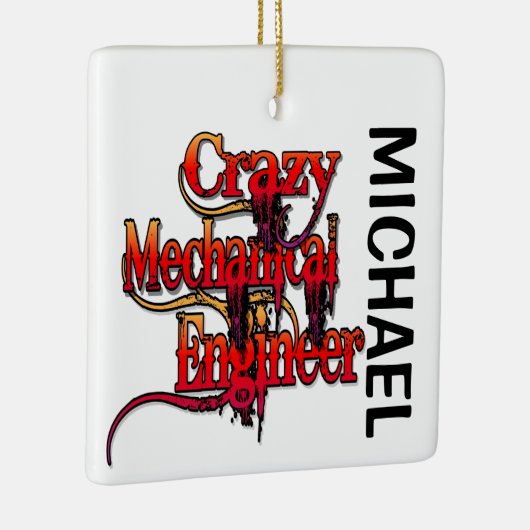 Crazy Mechanical Engineer CUSTOM Keramikornament (Rechts)