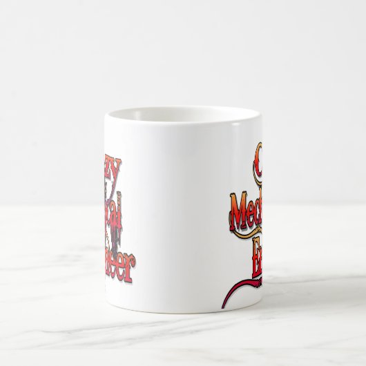 Crazy Mechanical Engineer Kaffeetasse (Mittel)