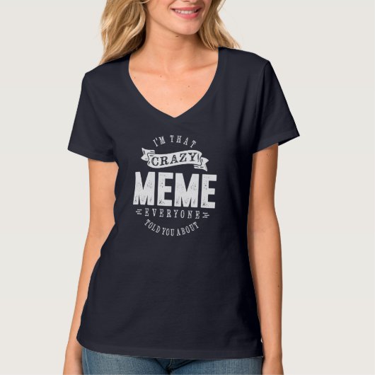 Crazy Meme T-Shirt (Vorderseite)