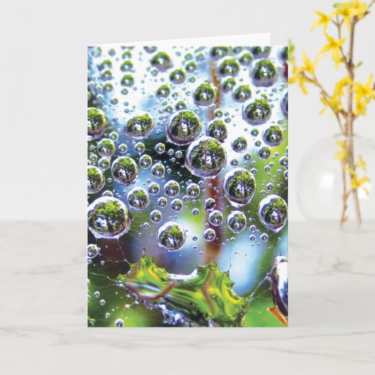 Crazy, Mesmerisierend, Taubenfallen Karte (Gelbe Blume)