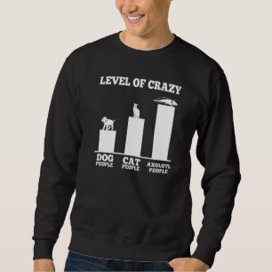 Crazy Mexican Walking Fish Axolotl Salama Sweatshirt