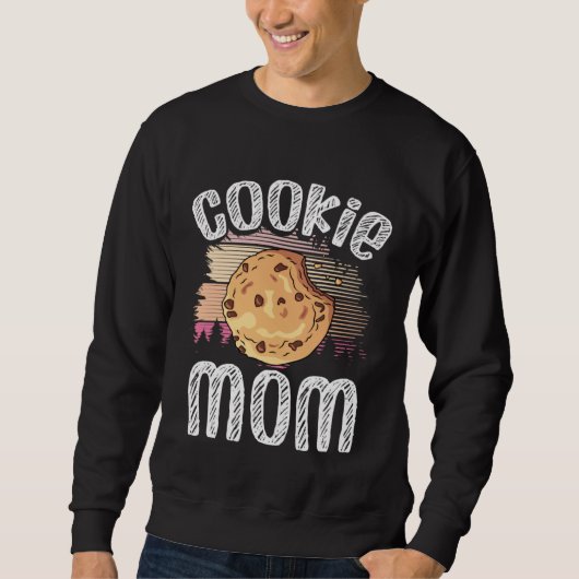 Crazy Mom Baking Mama Baker Chef Dessert Mothers D Sweatshirt (Vorderseite)