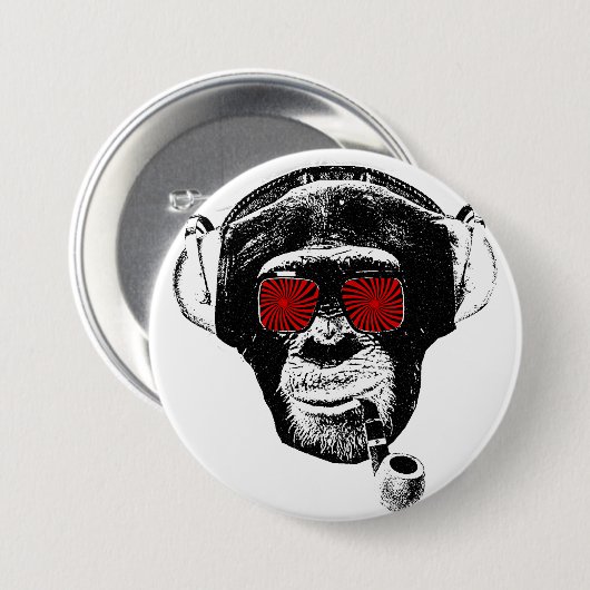 crazy monkey button (Vorne & Hinten)
