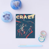 CRAZY MONKEY| Geschenk für Affen Lover Canvas Prin Flyer (Einzeln)