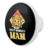 Crazy Monkey Man Keramikknauf (Rechts)