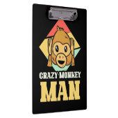 Crazy Monkey Man Klemmbrett (Rechts)