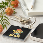 Crazy Monkey Man Schlüsselanhänger (Vorderseite rechts)