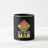 Crazy Monkey Man Tasse (Zentrum)