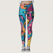 Crazy Monster Mash Leggings (Vorderseite)