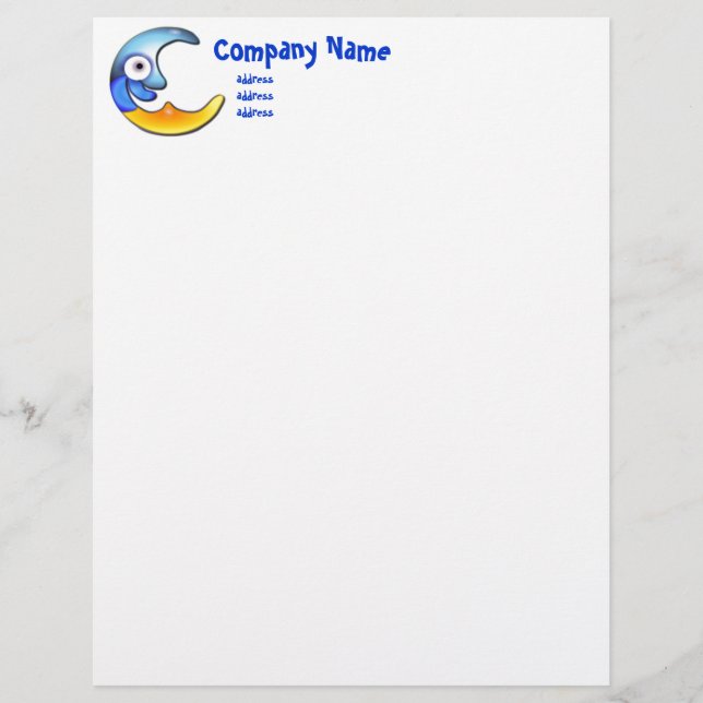 Crazy Moon Letterhead (Vorderseite)