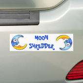 Crazy "MOON SHREDDER" Cartoon Autoaufkleber (Auf Auto)