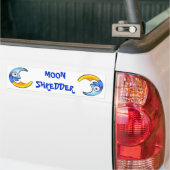 Crazy "MOON SHREDDER" Cartoon Autoaufkleber (Auf Lkw)