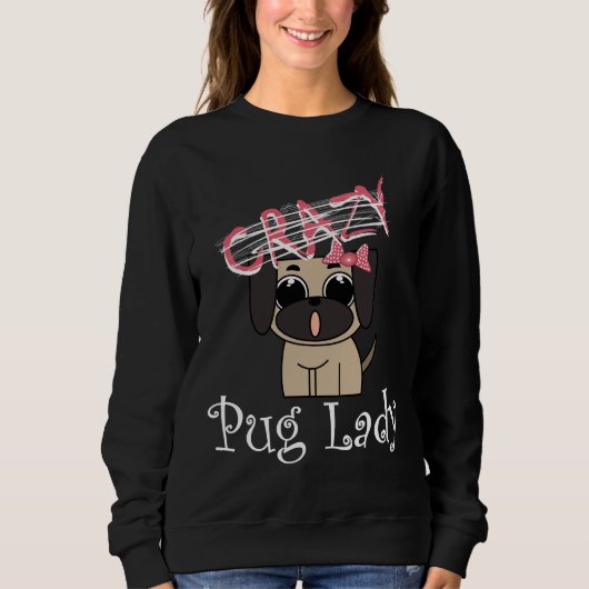 Crazy Mops Lady Angepasst Scoop T - Shirt 409 (Vorderseite)
