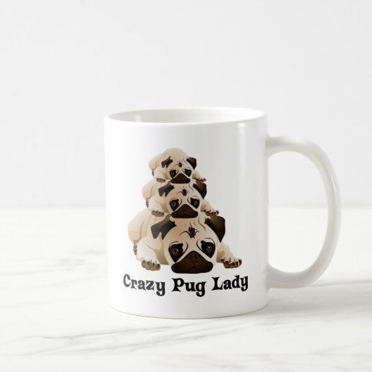 Crazy Mops Lady Kaffeetasse (Rechts)