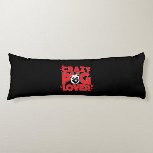 Crazy Mops Lover Mops Owner-Geschenk Seitenschläferkissen