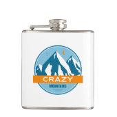 Crazy Mountains Montana Flachmann (Vorderseite)