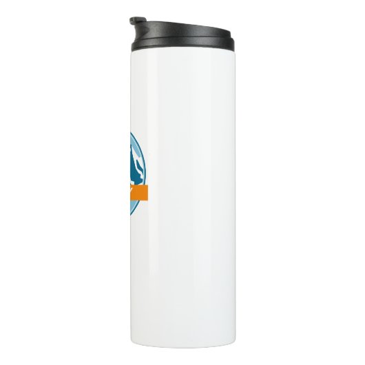 Crazy Mountains Montana Thermosbecher (Nach rechts gedreht)