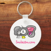 Crazy Mouse Head Design Schlüsselanhänger (Vorderseite)