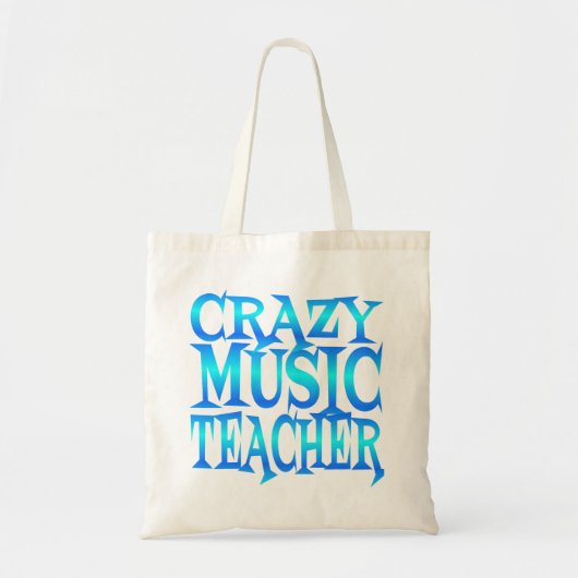 Crazy Music Teacher Tragetasche (Vorne)