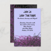 CRAZY MUSICAL NOTES Bar Mitzvah Einladung Antwort (Vorne/Hinten)