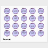 CRAZY MUSICAL NOTES Bar Mitzvah Sticker Siegel (Blatt)