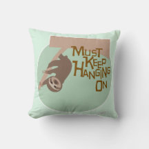 Crazy Niedlich Hang auf Cartoon Sloth Design