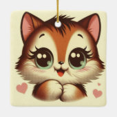 Crazy Niedlich zeitgenössische, mittelalterliche K Keramikornament (Rückseite)