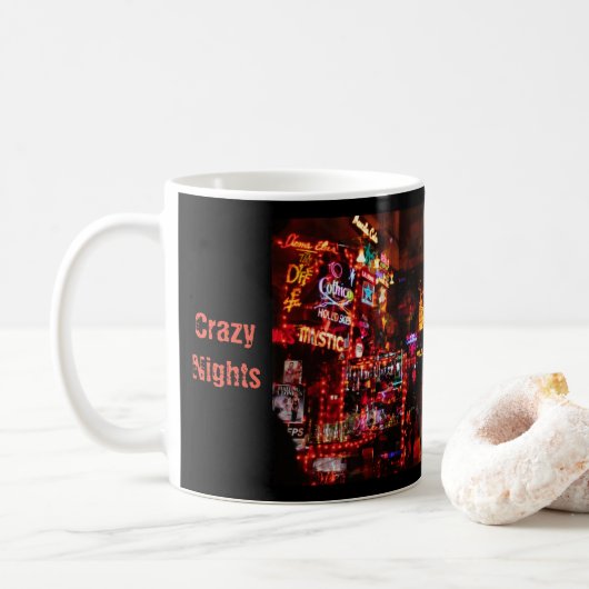 Crazy Nights & Good Days - Tasse (Mit Donut)